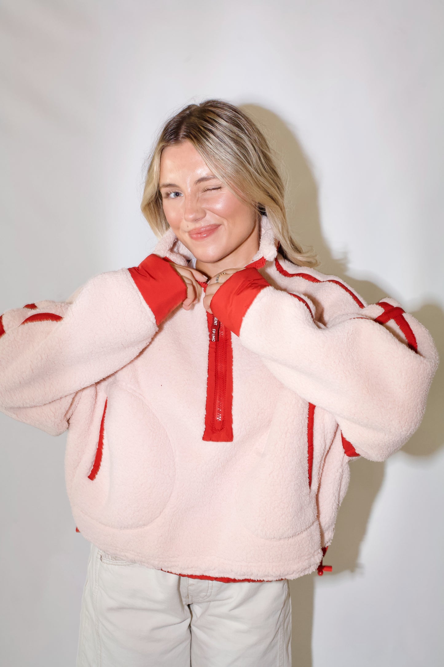 Mountain High 1/2 Zip- Ballet Slipper Combo