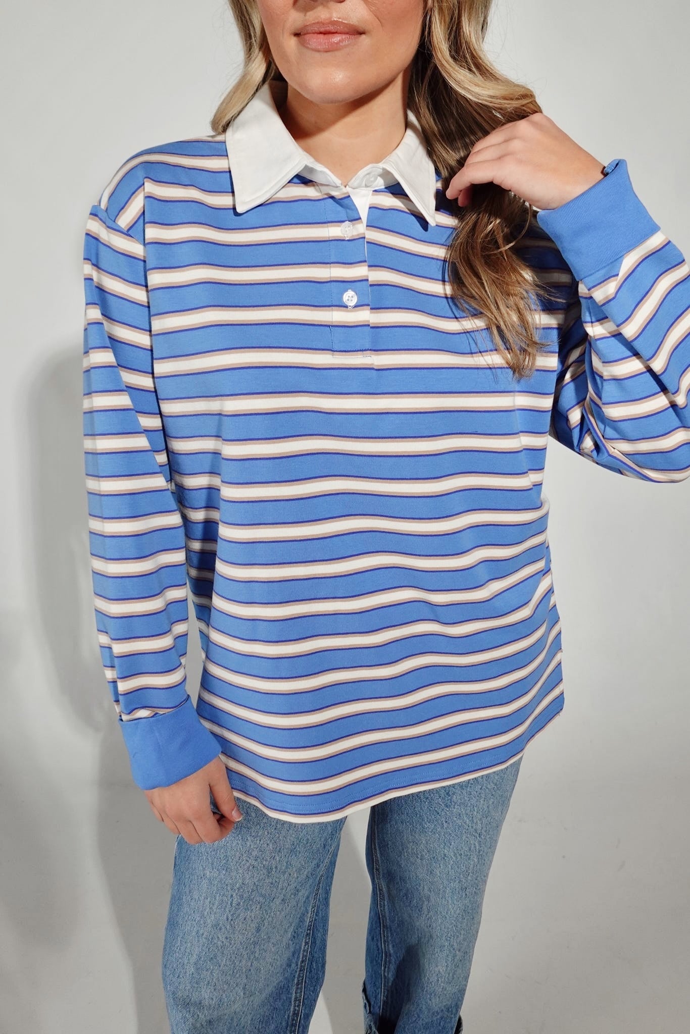 Macy Polo-Blue