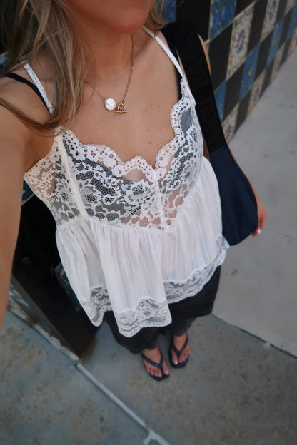 Camille Cami Top- Off White