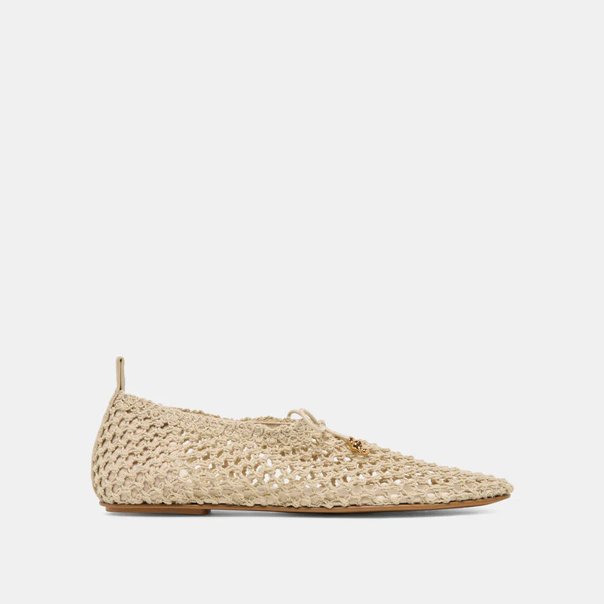 Kaylyn Flats-Oatmeal Crochet
