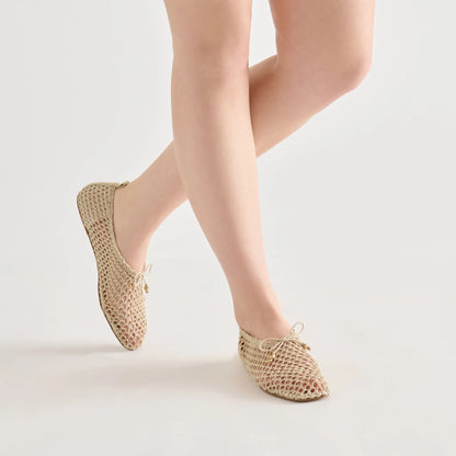 Kaylyn Flats-Oatmeal Crochet
