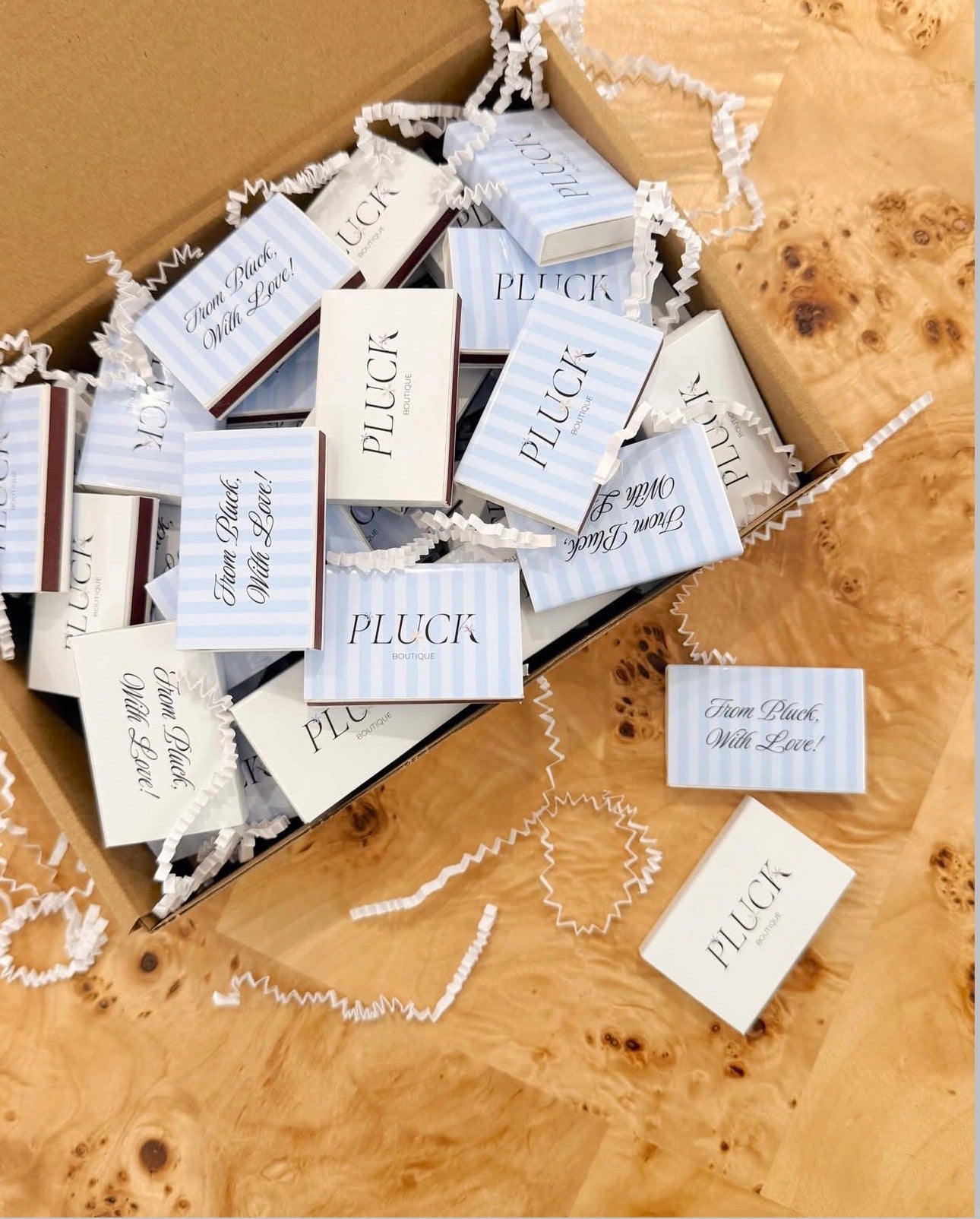"From Pluck, With Love" Matchbook