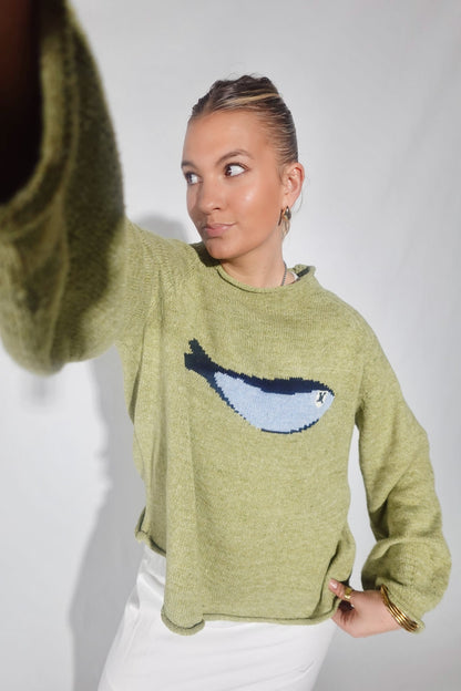 East Coast Sardine Sweater- Matcha