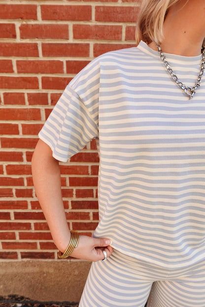 Harbor Tee- Light Blue