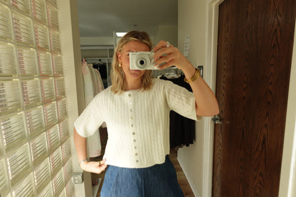 The Poppy Cardigan- Cream