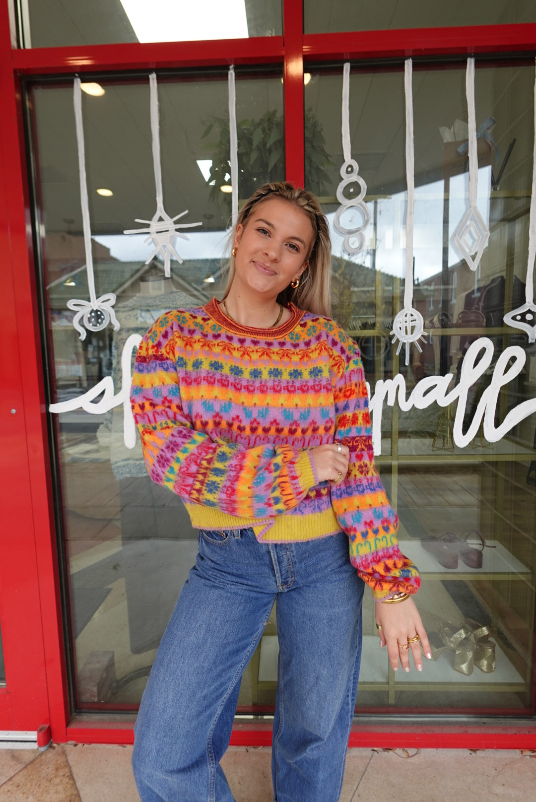 Favorite Things Sweater-Bright Confetti Combo