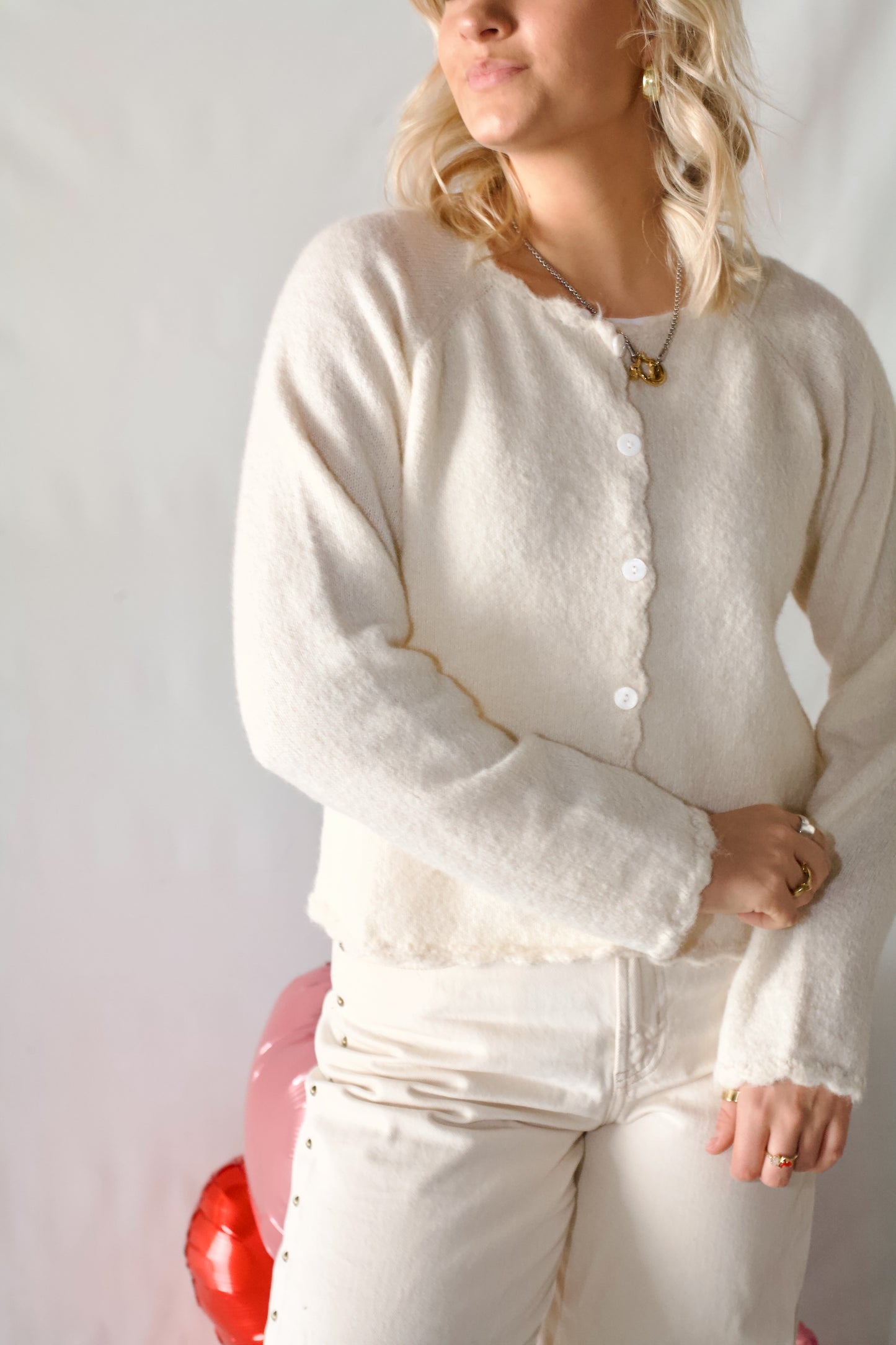 The Tiffany Cardigan- Cream