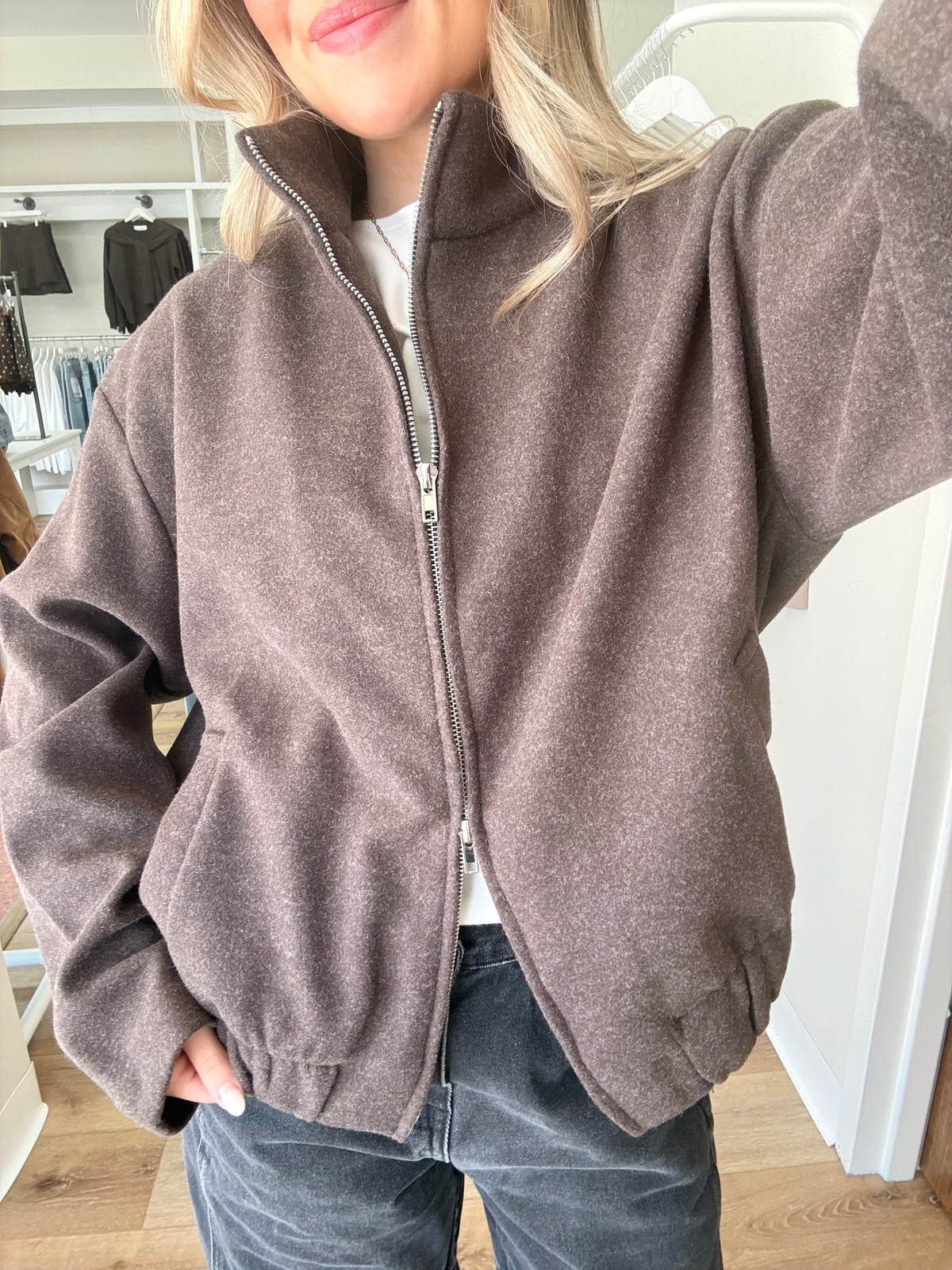 Rein Me In Jacket- Chocolate