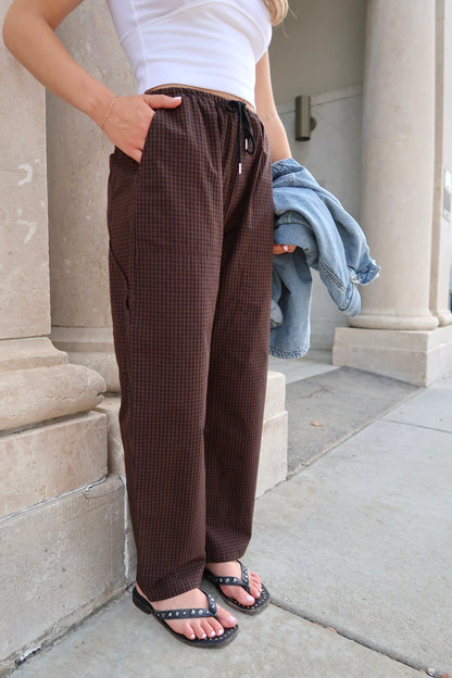 Theo Poplin Pant- Hot Toddy
