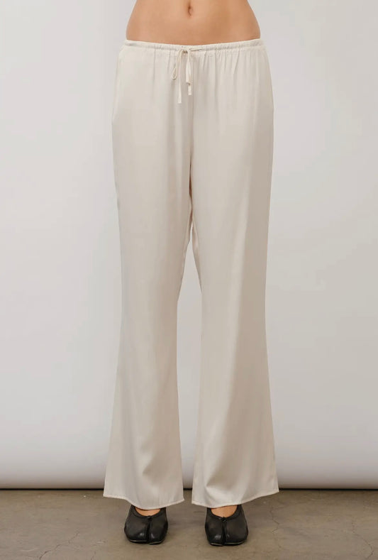 Paloma Straight Leg Pants- Cream