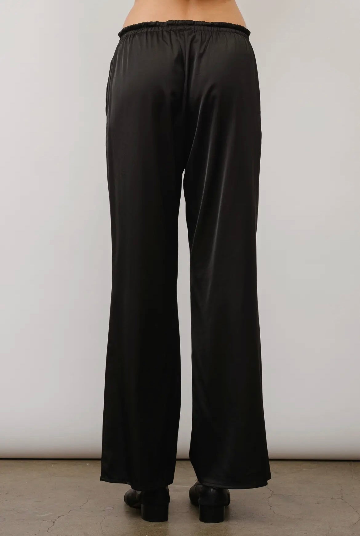 Paloma Straight Leg Pants- Black