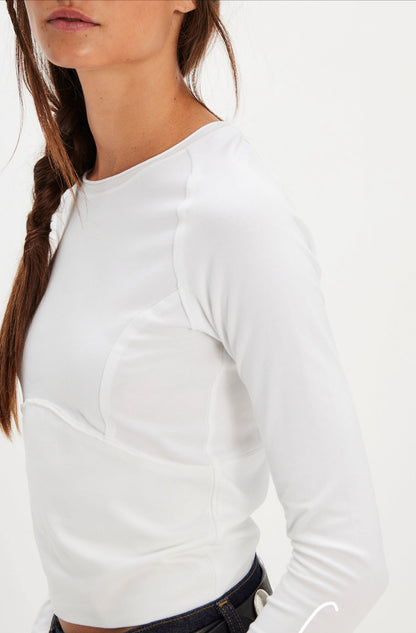 Protagonist Long Sleeve- White