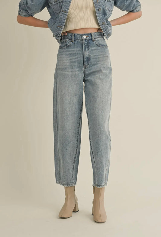 Benny Barrel Jean- Denim