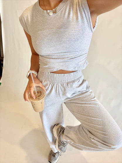 Hot Shot Crossover Set- Heather Gray