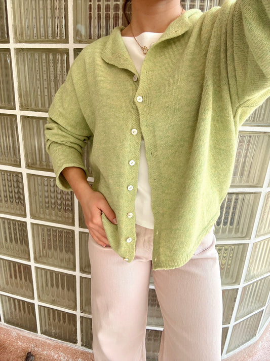 Piper Cardigan- Lemongrass