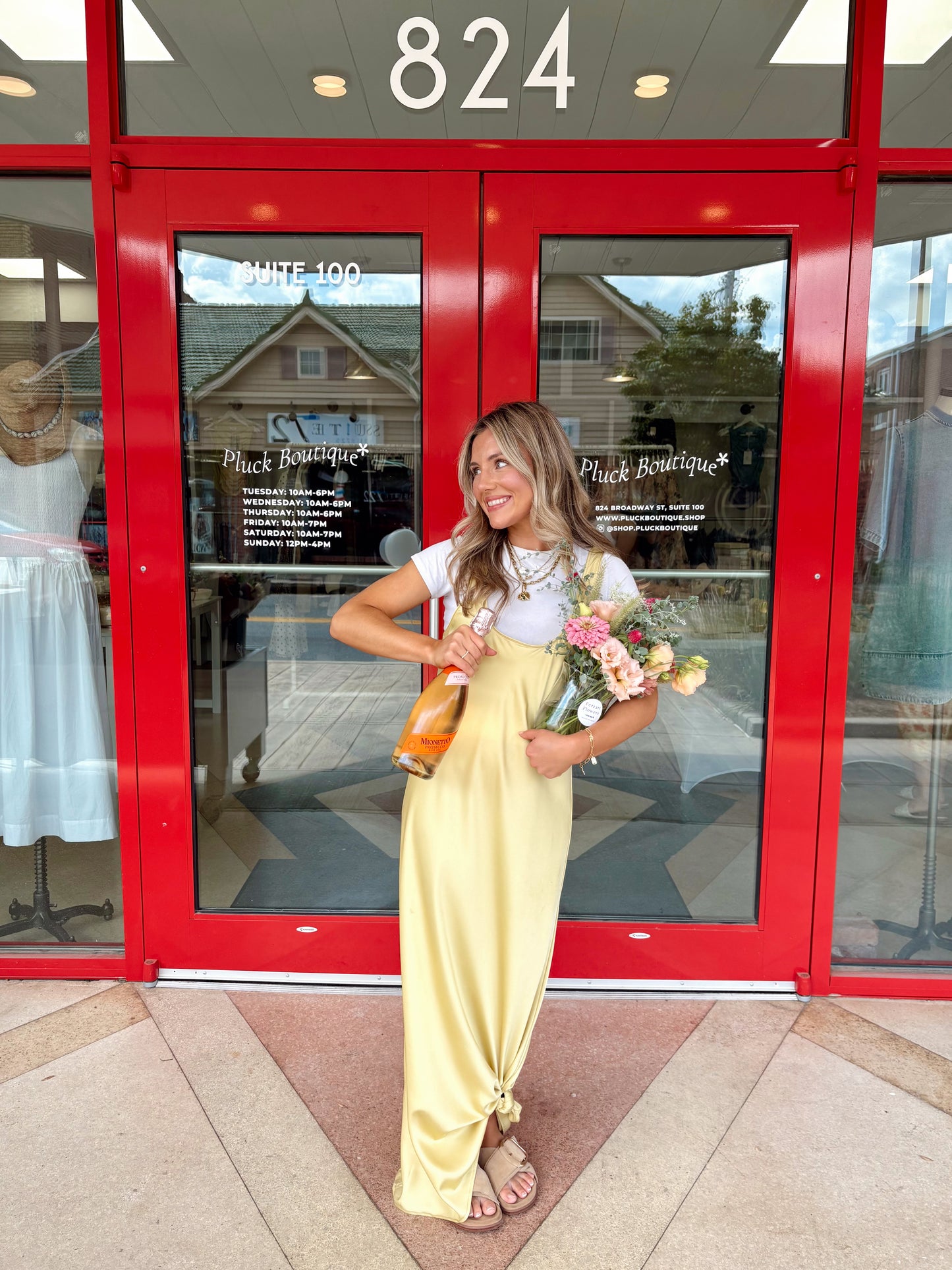 Mirelle Slip Dress-Yellow