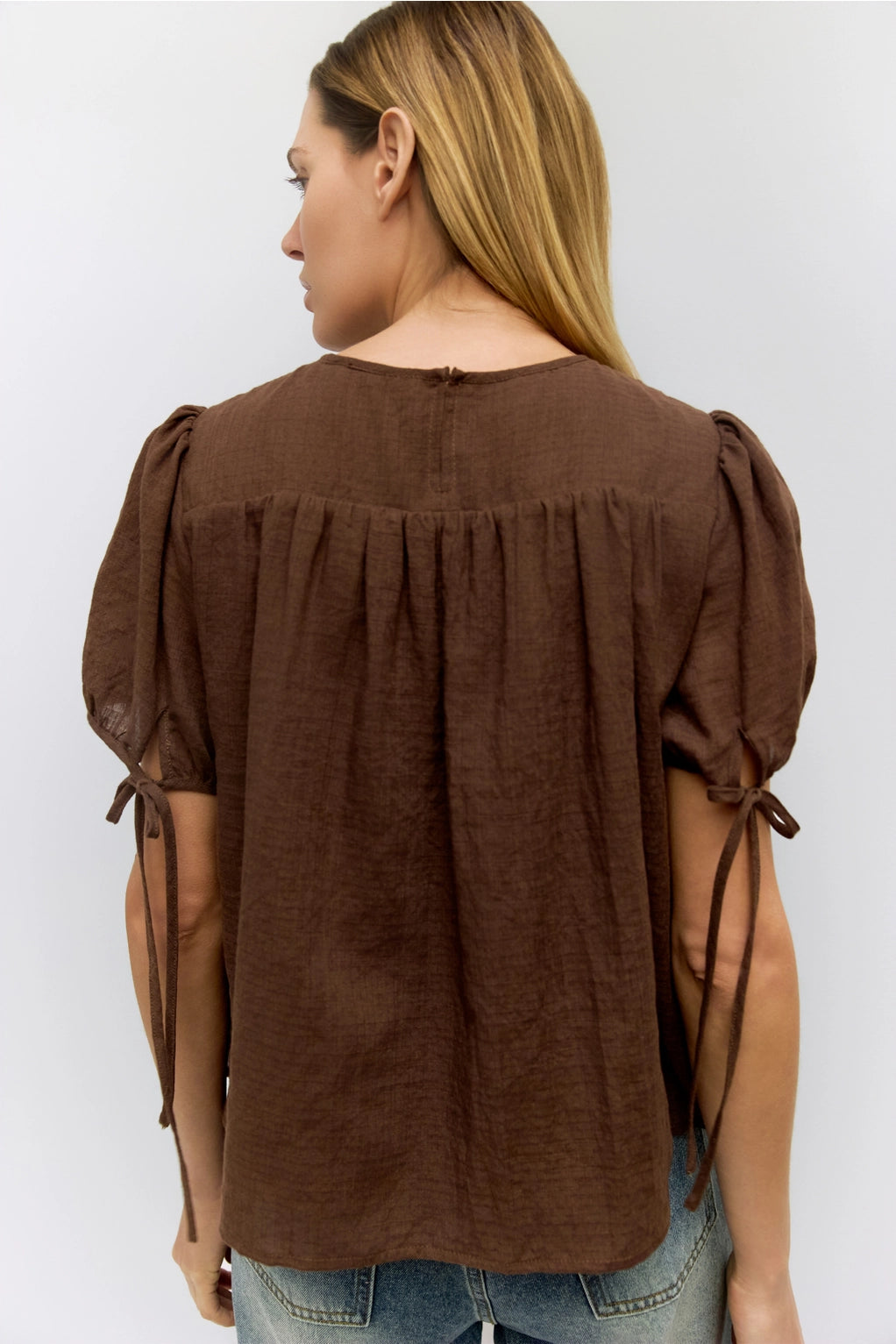 Mazy Top- Brown