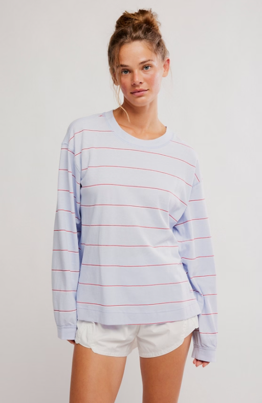 Hustle Striped Layer- Slate