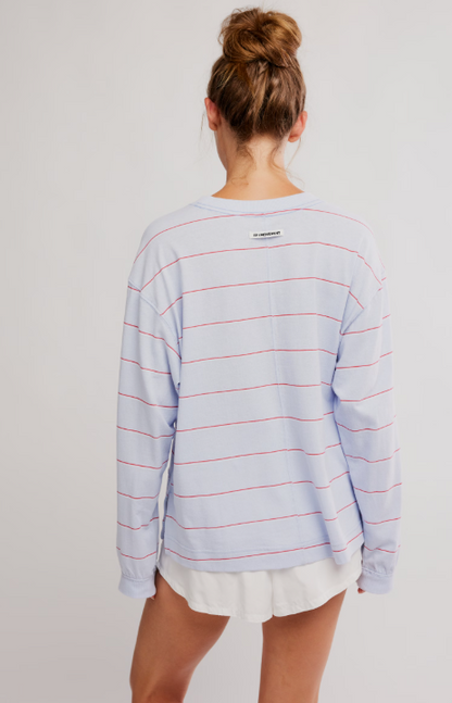 Hustle Striped Layer- Slate