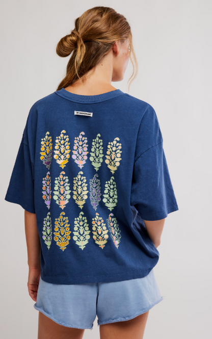 Logo Tackle Tee- Urban Navy
