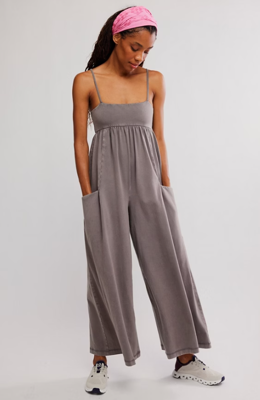 Hot Shot Strappy Onesie- Hickory