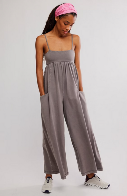 Hot Shot Strappy Onesie- Hickory