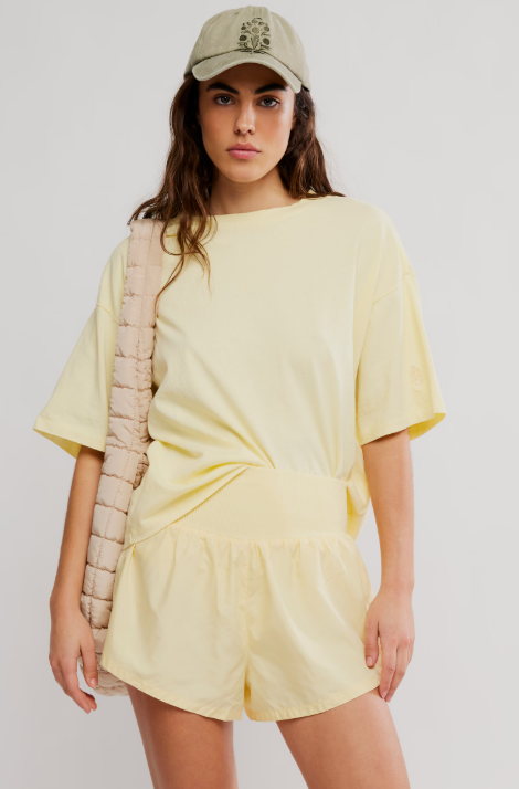 Carpe Diem Shorts-Sunlit Yellow