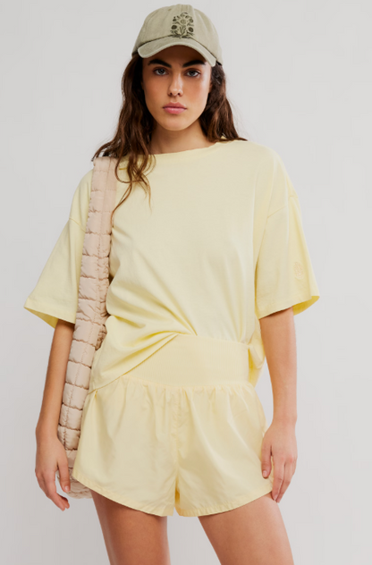 Carpe Diem Shorts-Sunlit Yellow