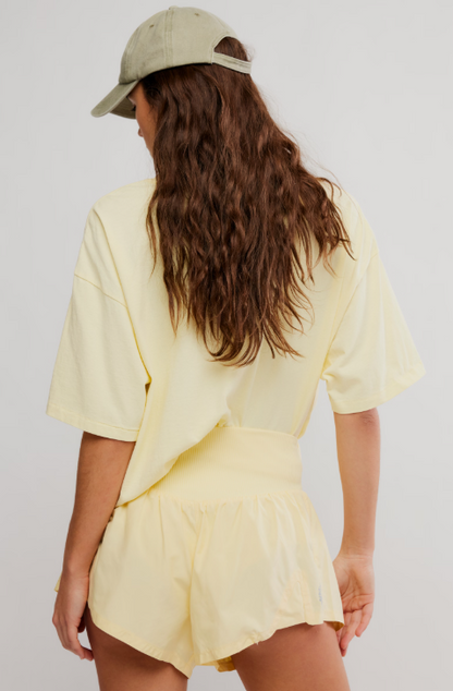 Carpe Diem Shorts-Sunlit Yellow
