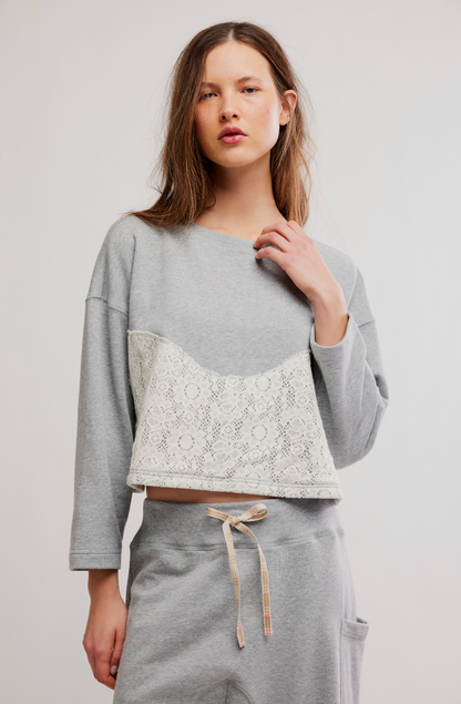 Sunday Best Lounge Set- Heather Grey