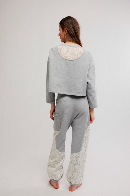 Sunday Best Lounge Set- Heather Grey