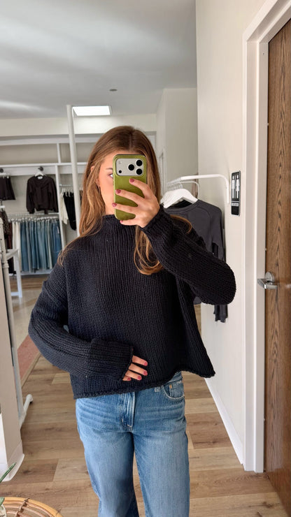 Opal Sweater- Black