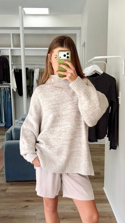 Beaumont Tunic-Feather Grey Melange