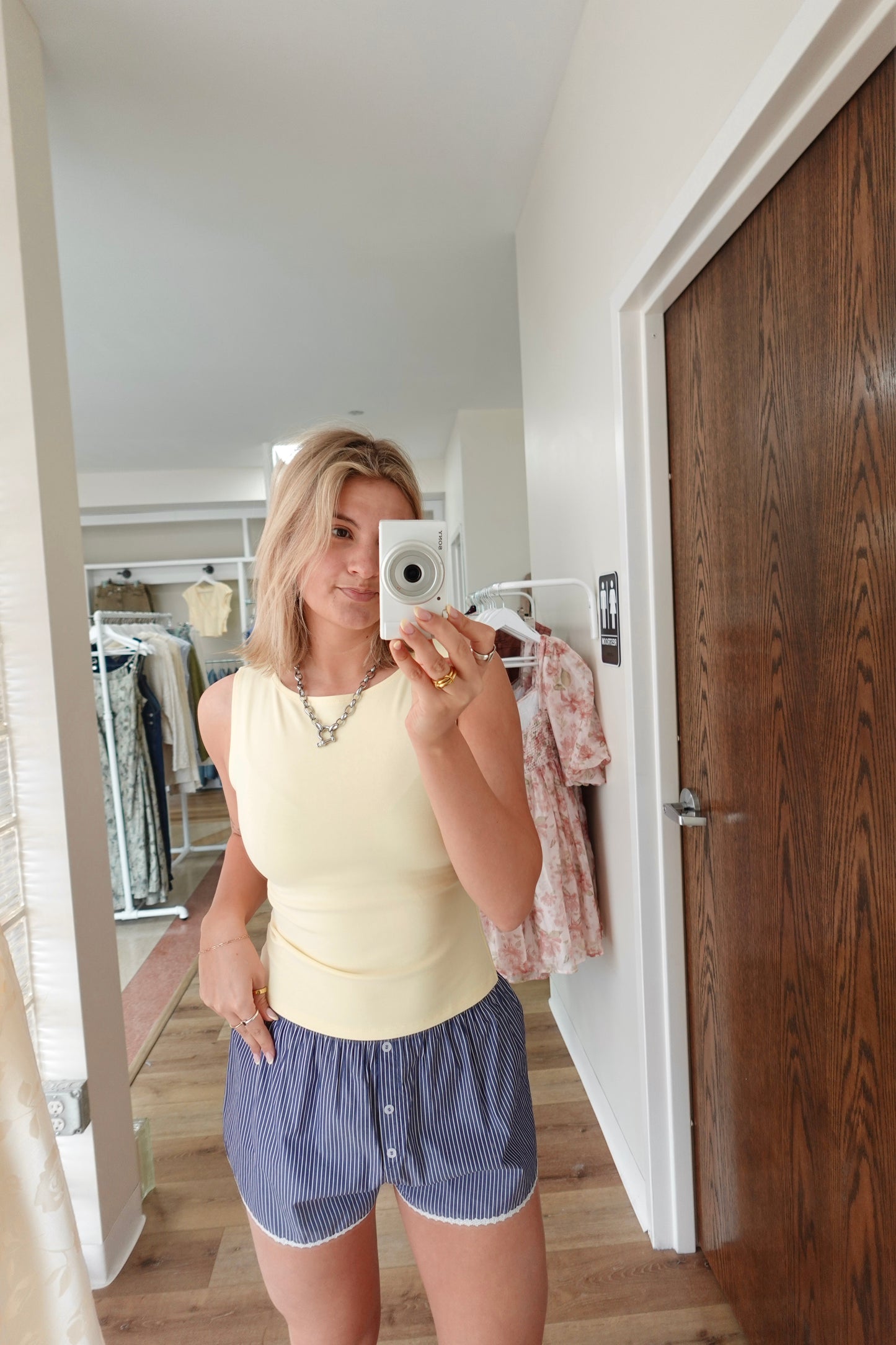 Sidney Knit Tank- Butter Yellow
