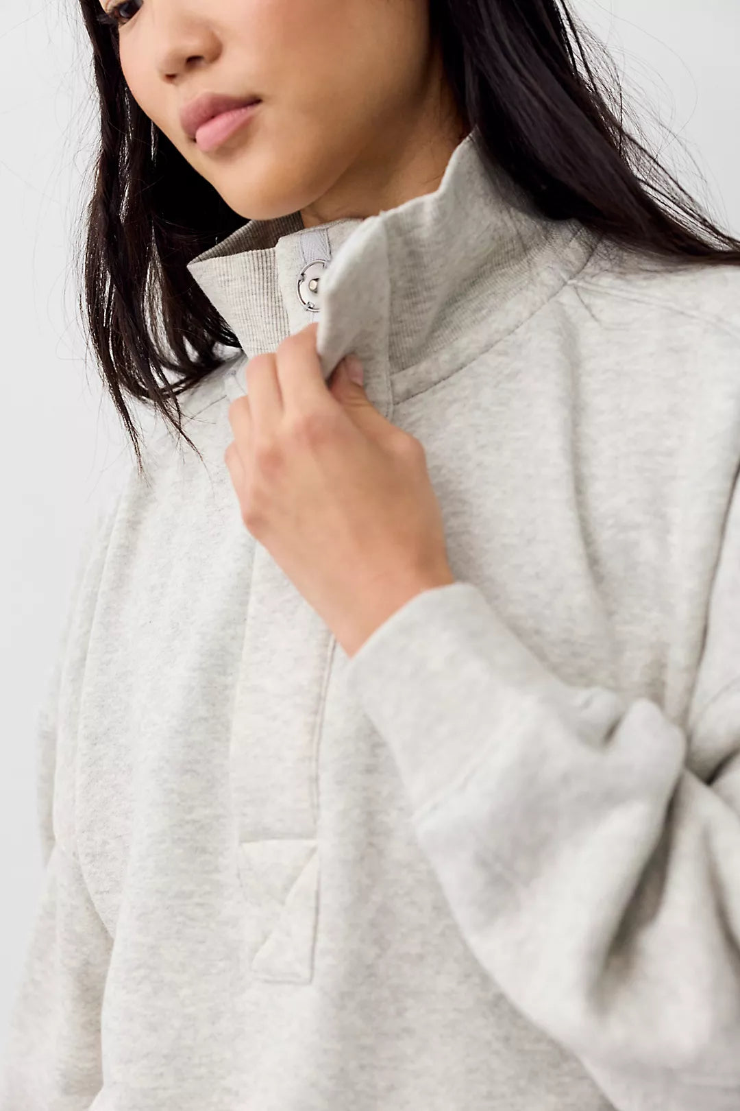 Timeless Pullover- Heather Grey