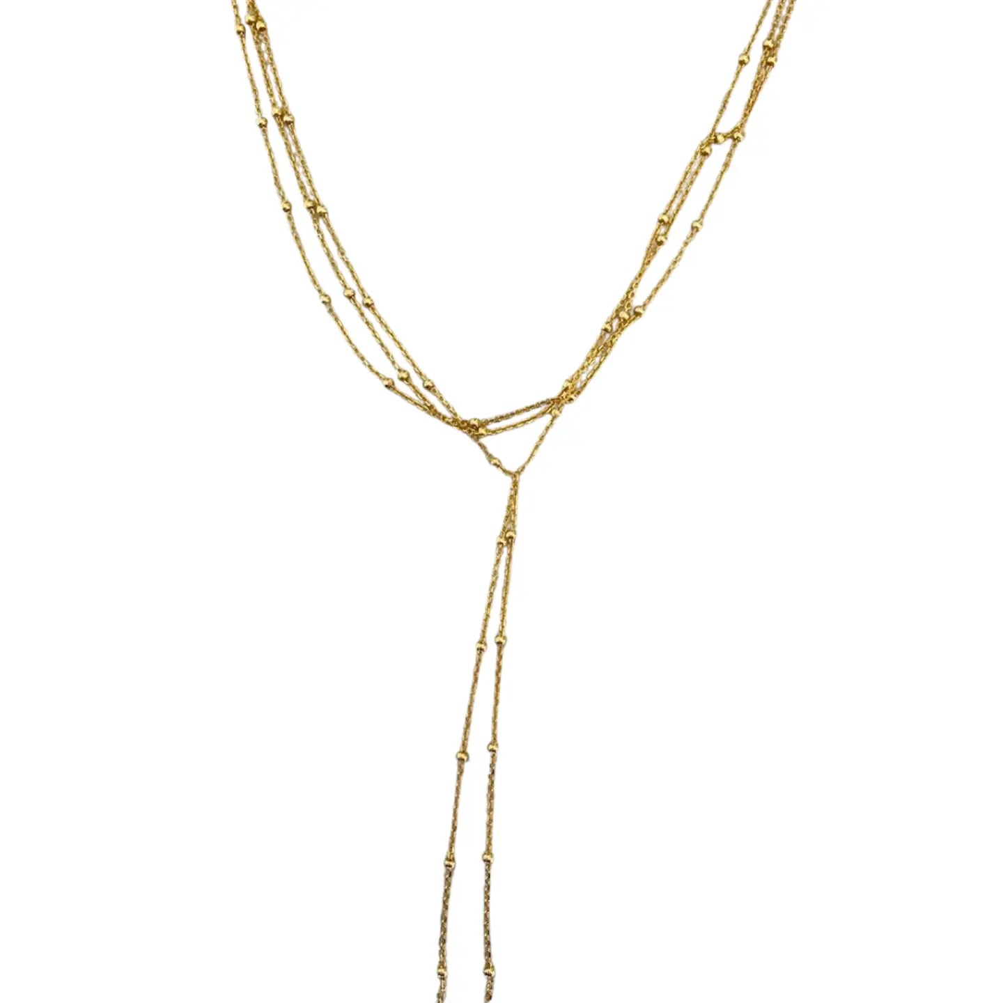 Bowie Statement Necklace- Gold