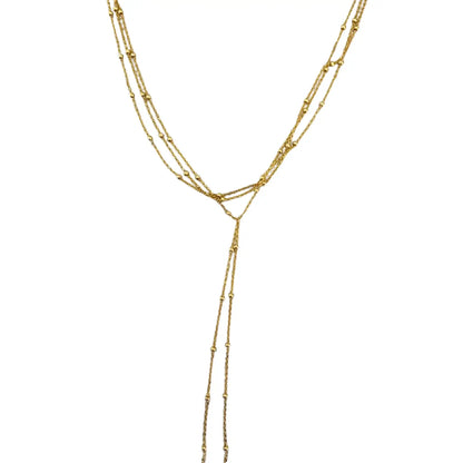 Bowie Statement Necklace- Gold