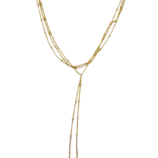 Bowie Statement Necklace- Gold