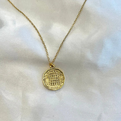 Coin Necklace- Gold