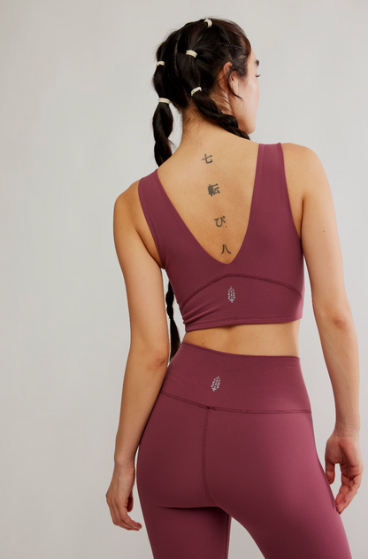 Never Better Crop Cami- Clove