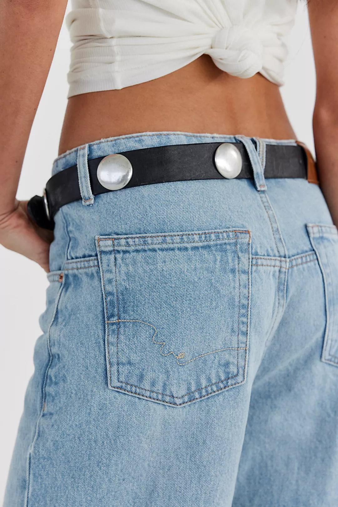 Deep Trance Dropped Boyfriend Jeans- Sweet Dreams