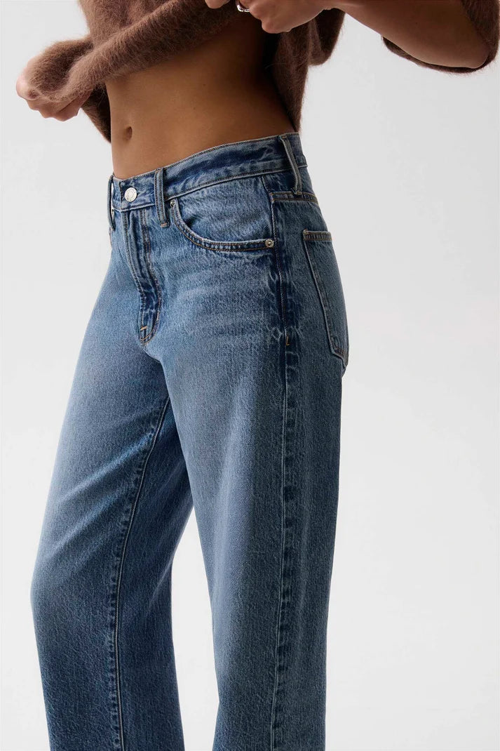 Donny Rolled Hem Boyfriend Jean- Wilcox