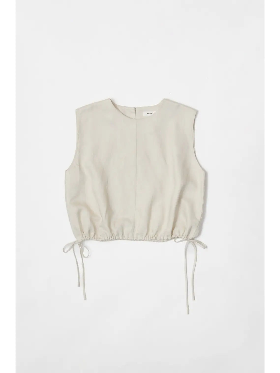 *Restocked* Dorothy Drawstring Top-Natural