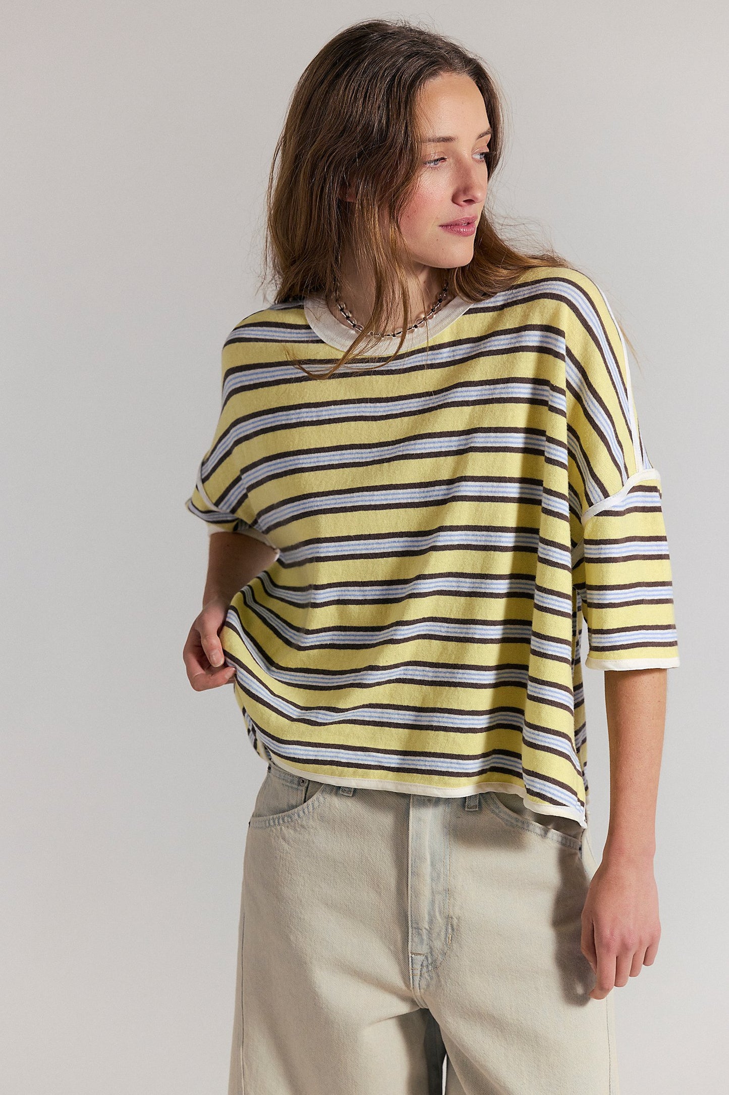 Clean Rugby Tee- Yellow Combo