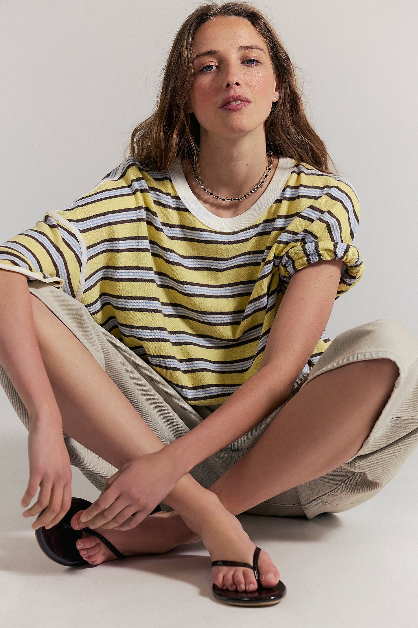 Clean Rugby Tee- Yellow Combo