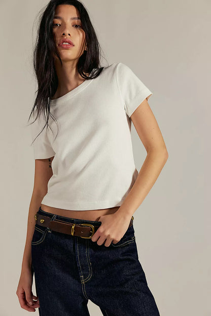 We The Free Atlas Crew Tee- Clean Ivory