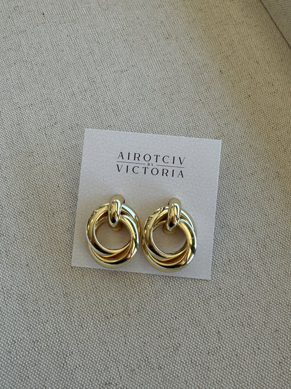 Madeline gold Earrings- Airotciv by Victoria