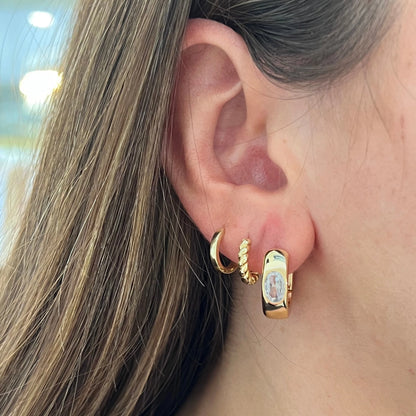 Clara Gold Huggies- Airotciv by Victoria