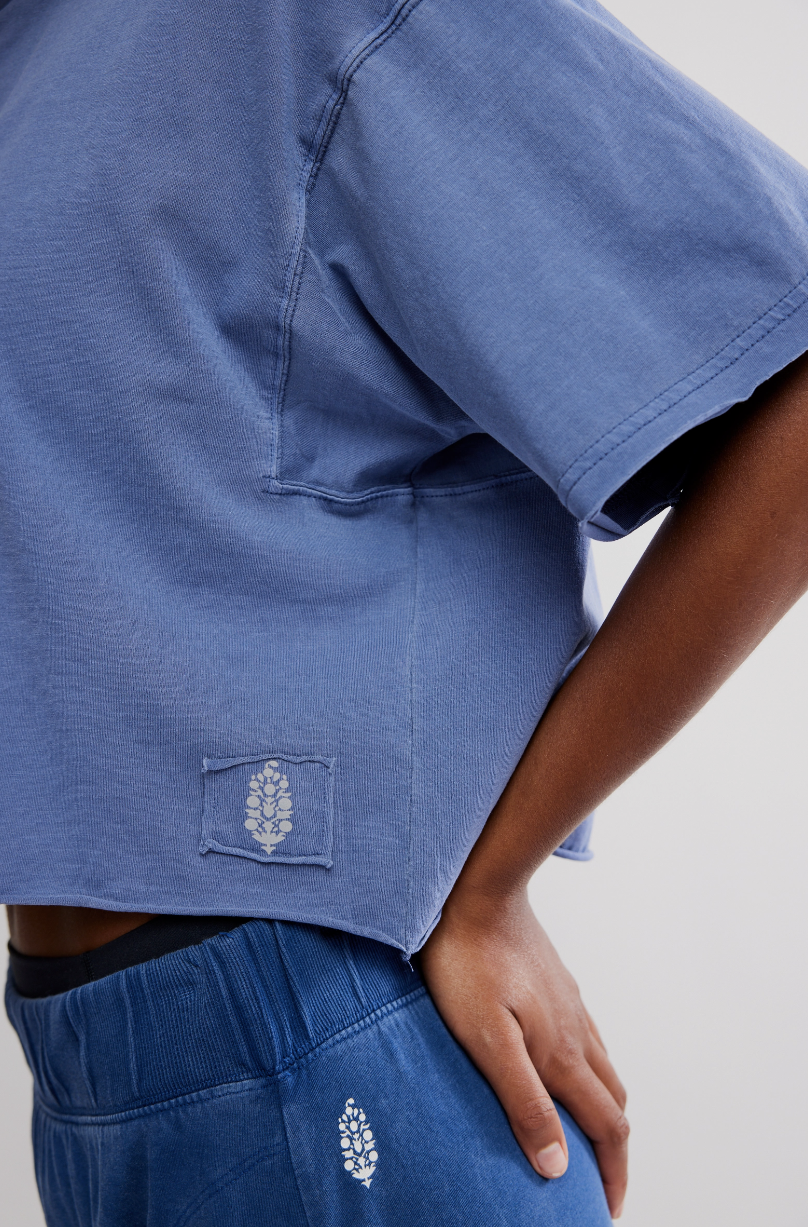Inspired Tee- Blue Indigo