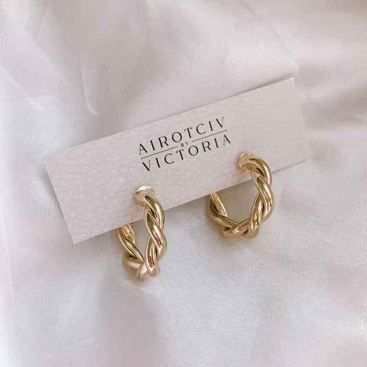 Franc Twist Hoops- Airotciv by Victoria